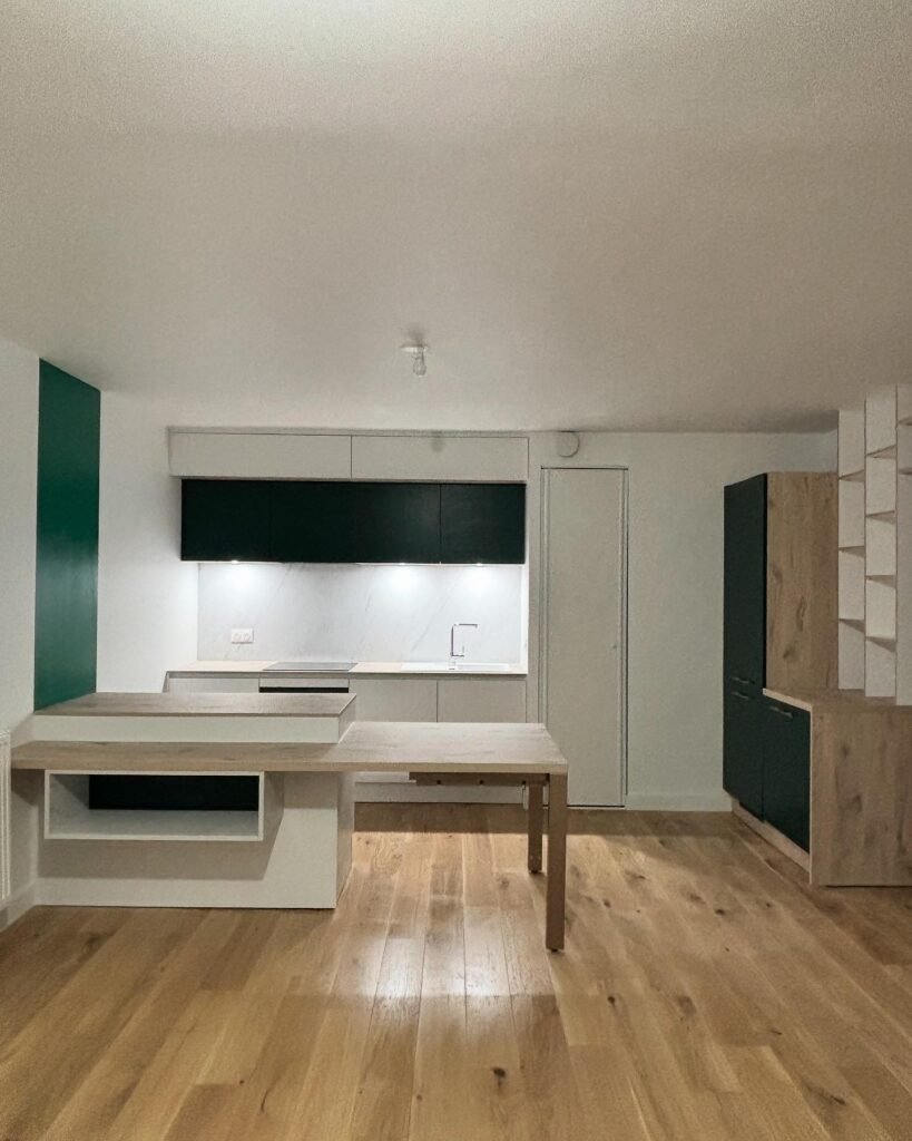 Rénovation d&rsquo;un appartement neuf — salle de bain et cuisine